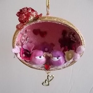 Day of Dead Egg Shell Cake Ornament