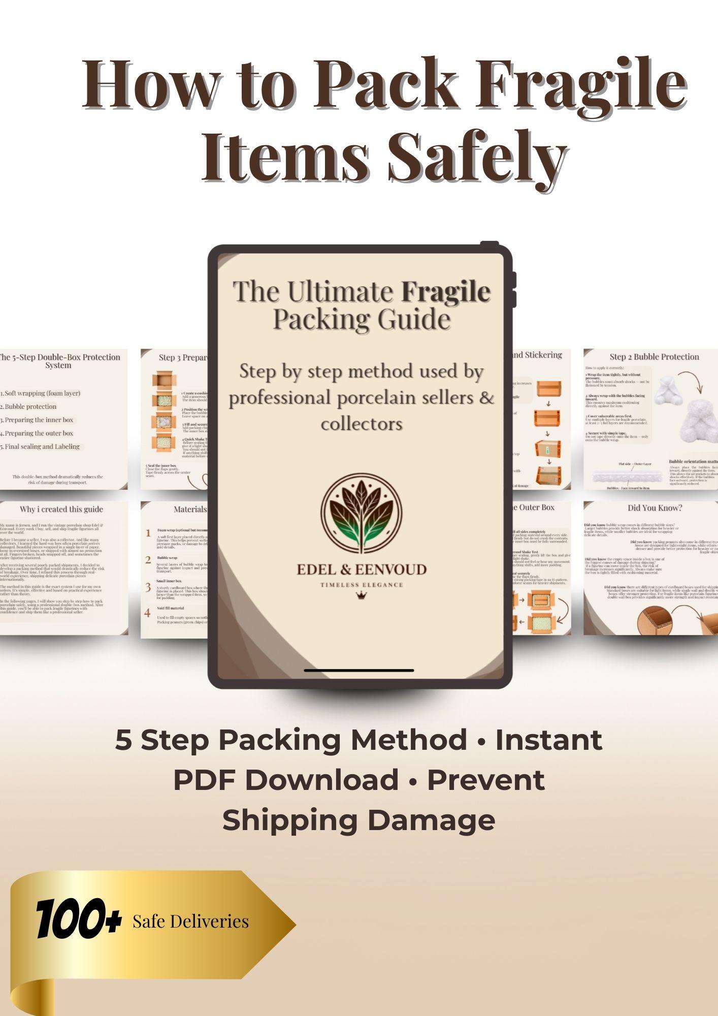 How to Pack Fragile Items Safely – 5 Step Double Box Shipping Method ...
