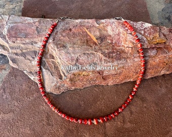 Red Spiny necklace