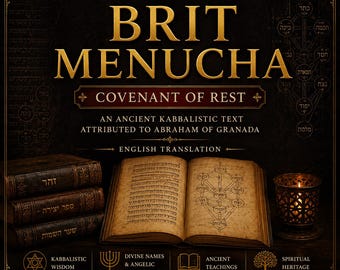 Brit Menucha – Pacto de Descanso: Texto de la antigua Cábala de Abraham de Granada (PDF en inglés)