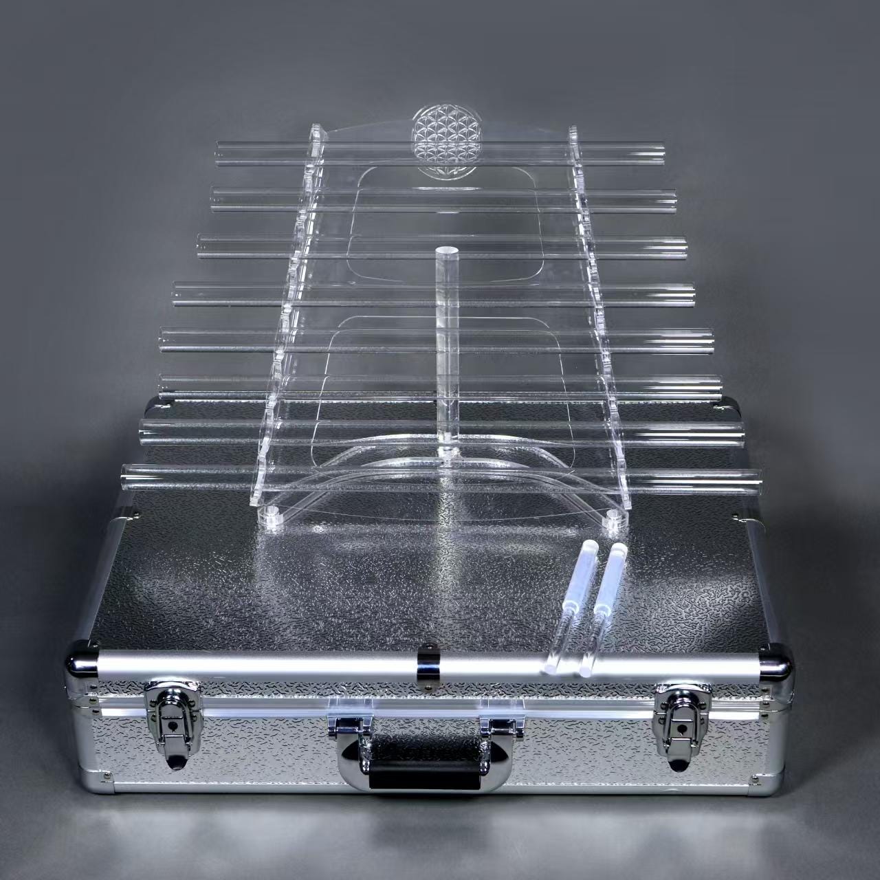 レア⭐【カナダ製】クリスタルハープ Quartzophone クォーツォフォン クォーツォフォン 希少 カナダ製 クリスタルライアー クリスタルハープ