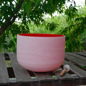 432Hz Crystal Singing Bowl: 12 Inch C Root Chakra, Sound Healing