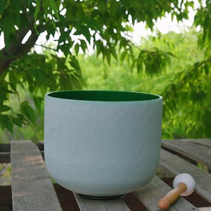 174HZ Crystal Singing Bowl 14 Inch - Sound Healing Meditation