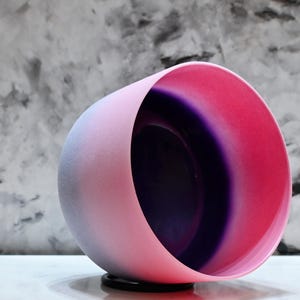 Bol avec son en cristal CDEFGAB, 432 Hz, 10 pouces, avec maillet et joint torique gratuits