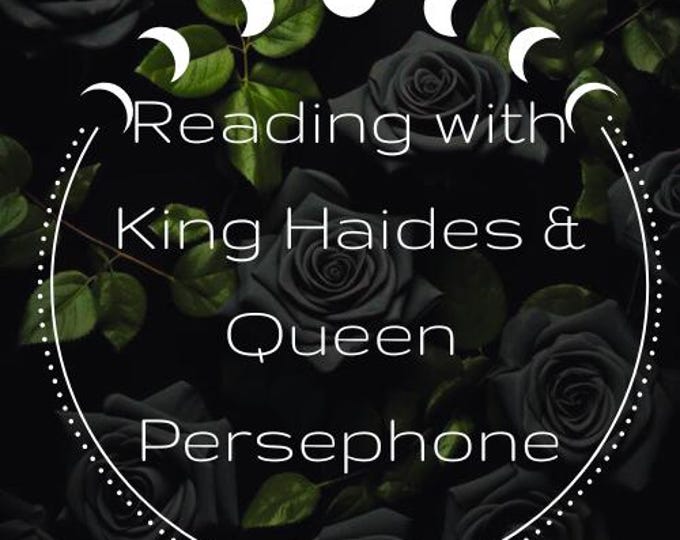 Reading with King Haides and Queen Persephone