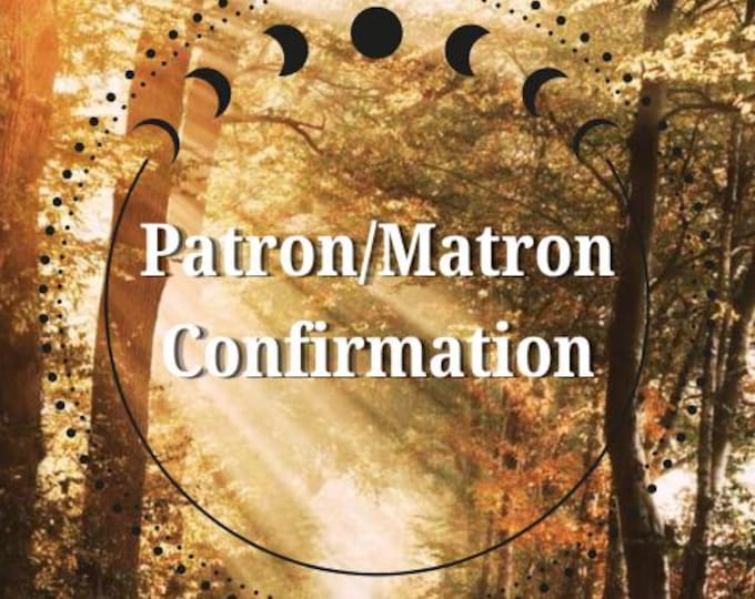 Patron/Matron Confirmation