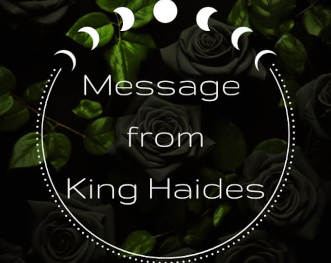 Message from King Haides