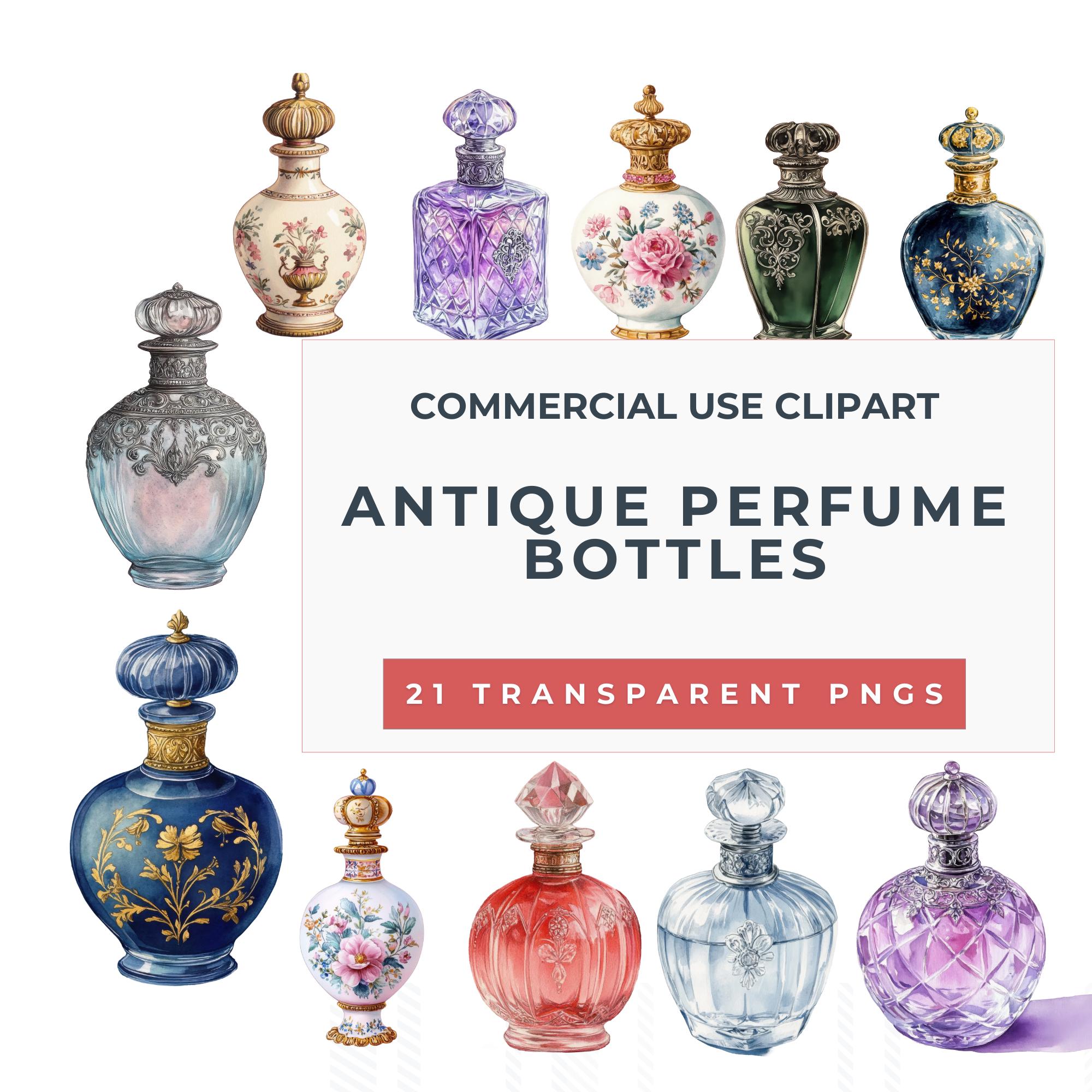 Antique perfume bottle - Etsy México, image size:2000x2000