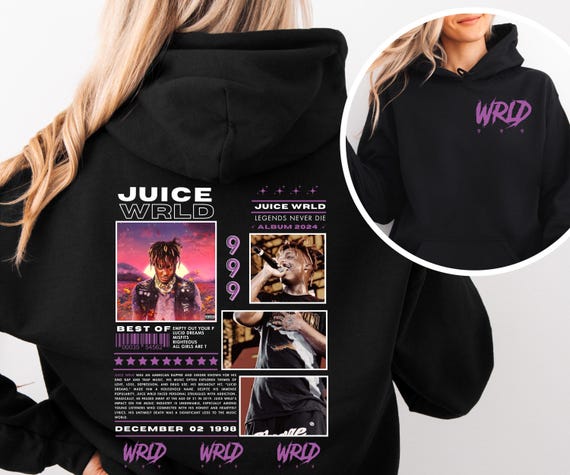 Juice WRLD Hoodie, Juice WRLD Shirt, Legends Never Die, Gift for