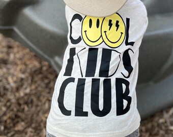 Infant-Youth Custom Cool Kids Club - Short Sleeve - Baseball Tee - Long Sleeve - Crewneck