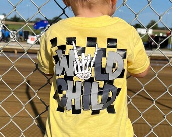 Infant-Youth Custom Wild Child - Short Sleeve - Baseball Tee - Long Sleeve - Crewneck