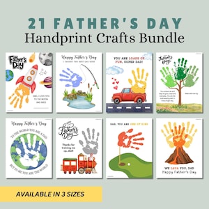 Handabdruck Vorlagen für Papa, Papa Handabdruck Kunst, Vatertag Handabdruck Basteln, Vatertagsgeschenk für Kinder, Handabdruck Basteln für die Kindertagesstätte