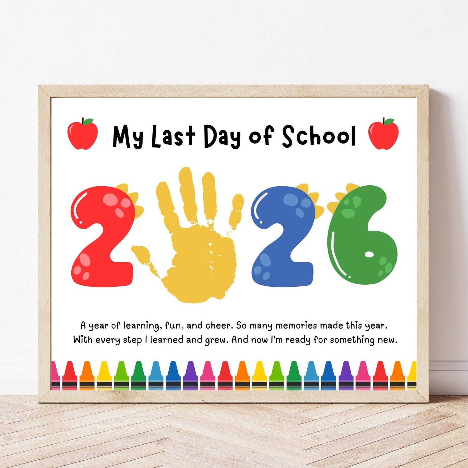 Preschool Graduation Handprint Craft 2026, Last Day of School Printable ...