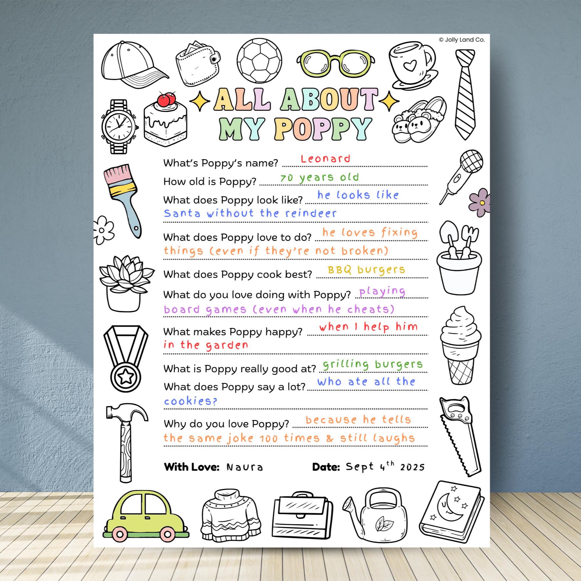 Oma worksheet - Etsy België, image size:2000x2000