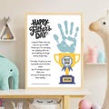 Fathers Day Handprint Printable Craft, Fathers Day Handprint Art, My Daddy Poem Gift for Dad Papa Sentimental Gift from Kids Toddler Baby product logo