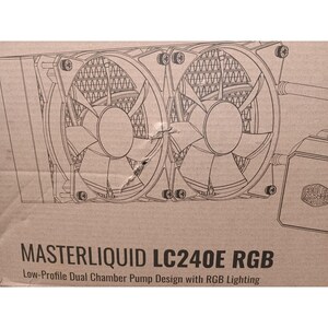 CoolerMaster MasterLiquid LC240E RGB AIO CPU Liquid Cooler 240mm Black Excellent image 6