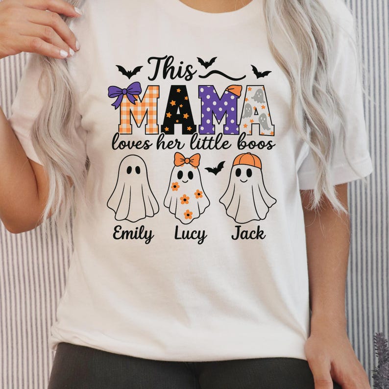 CUSTOM Halloween Mama Png,Personalized This Mama Loves Her Little Horror Png,Horror Mama Png,Horror Character Png,Spooky Season 2025 Png,png image 3
