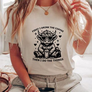 Stay Sassy Highland Cow SVG,Funny Cow Sublimation,Minding My Mood Shirt Design,Cute Highland Cow,Coffee Addict Highland Cow SVG,