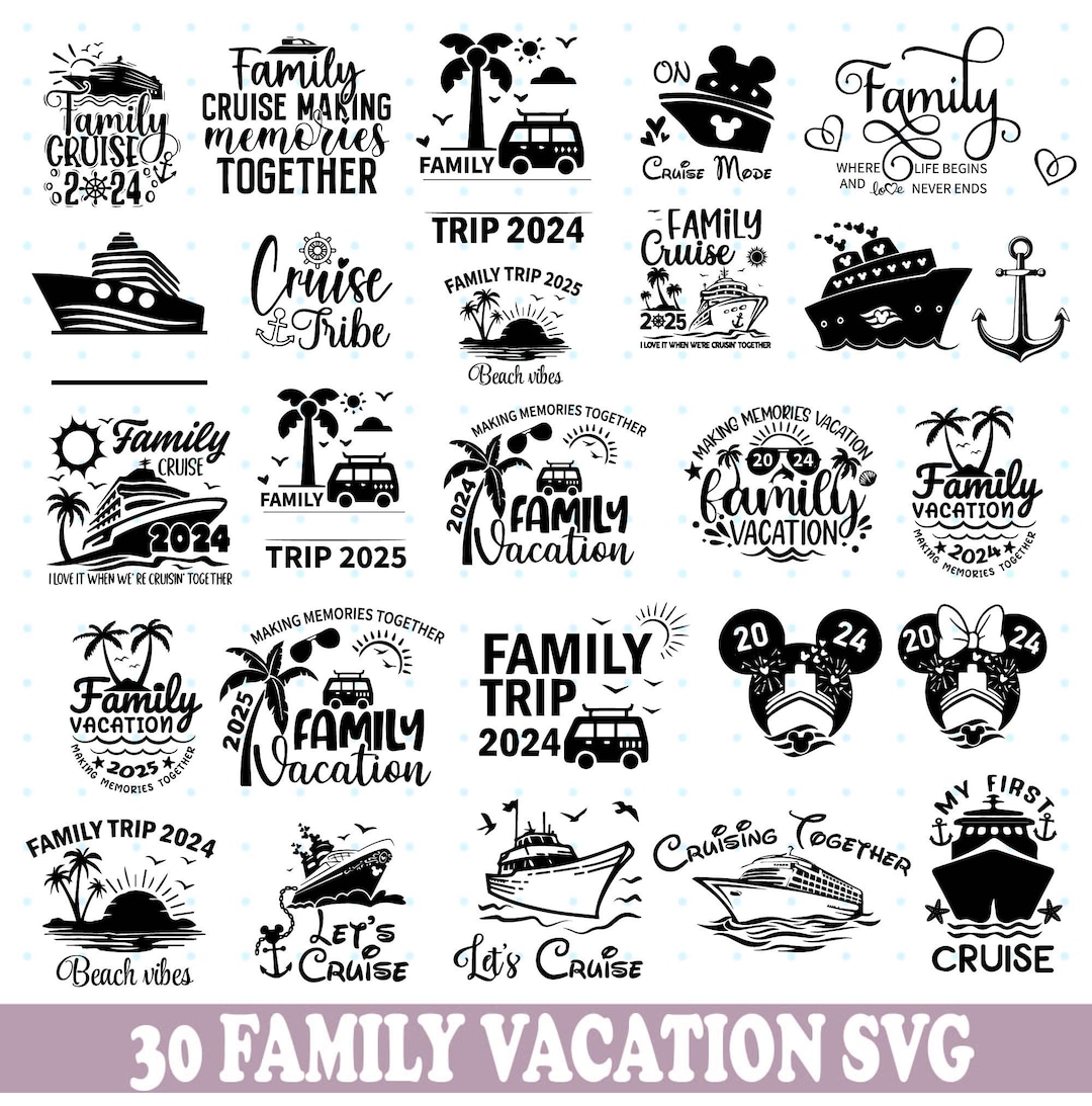 Family Trip SVG PNG Bundle, 2025 Family Vacation Png,family Trip ...