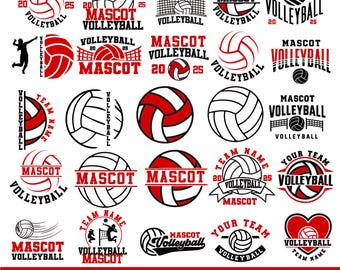 Volleyball Bundle Template, Volleyball Svg Png, Custom Volleyball SVG, Team Logo, Volleyball Mascot svg, Team Name SVG,Volleyball Team Shirt