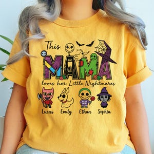 CUSTOM Halloween Mama Png,Personalized This Mama Loves Her Little Horror Png,Horror Mama Png,Horror Character Png,Spooky Season 2025 Png,png image 2