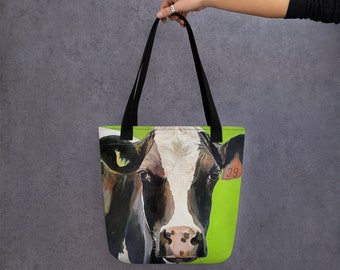 Holstein Cow Tote bag