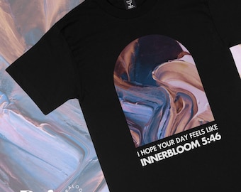 House Music T-Shirt - Rufus Du Sol &#39;I Hope Your Day Feels Like Innerbloom&#39; Design