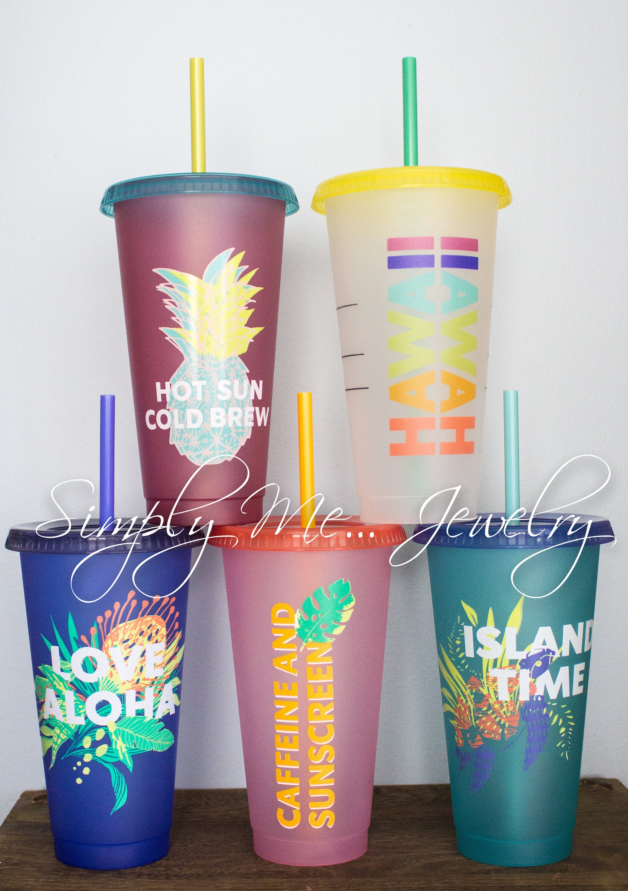 Starbucks Hawaii Collection Cups Sommer 2020 Etsy.de