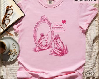 Chemise grenouille, vous êtes une belle grenouille, t-shirt grenouille drôle, chemise animal mignon, cadeau humour original pour les amateurs de grenouille, vêtements de style vintage