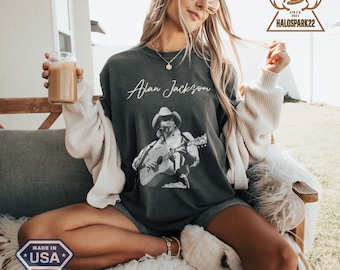 Alan Jackson Comfort Colors Tee, Country Music Shirt