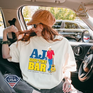 Alan Jackson Gute Zeit Bar T-Shirt, Nashville Retro Tee