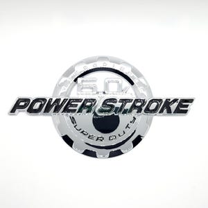6.0L 6.4L 6.7L 7.3L Power Stroke Turbo Diesel Super Duty Door Emblem F250 F350 F450