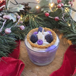 Vela de mora y arándano