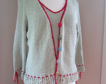 cardigan and shell sweater sets