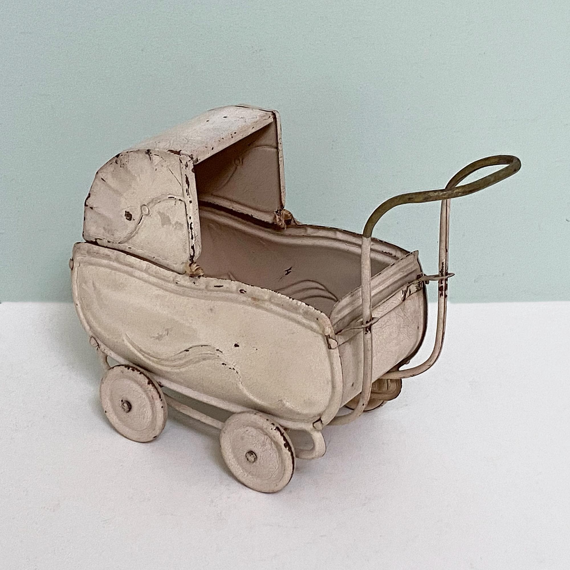 イギリスヴィンテージ 1940年 ドール乳母車 baby carriage 小
