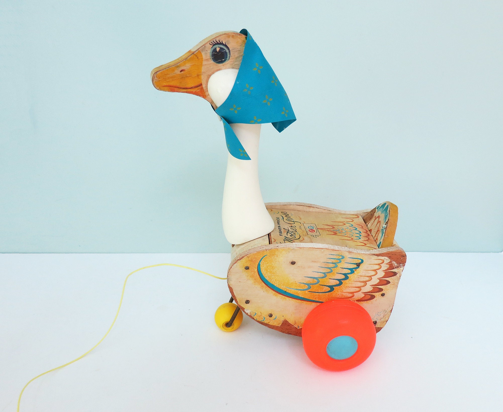 Fisher price mother goose pull toy sales