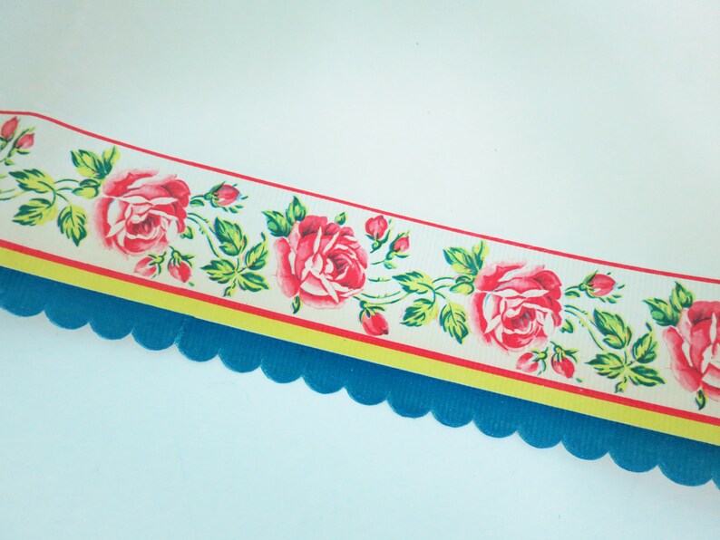 Royledge Shelf Liner Paper Decorative Edging With Roses Etsy