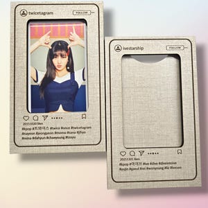 AESPA, LSF, IVE, Twice Girl Groups KPop Photocard Stand