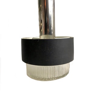 SPECIAL OFFER vintage 1960s Dutch Philips pendant lamp / mid century modern Scandinavian glass metal light fixture/ Louis Kalff