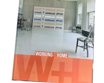 vintage working and living spaces, working at home book / Contemporary 2000 soft cover / coffee table book