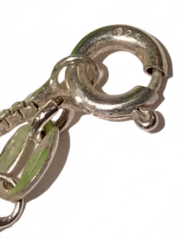 signed Turquoise stone Feather Shape Sterling Sil… - image 9