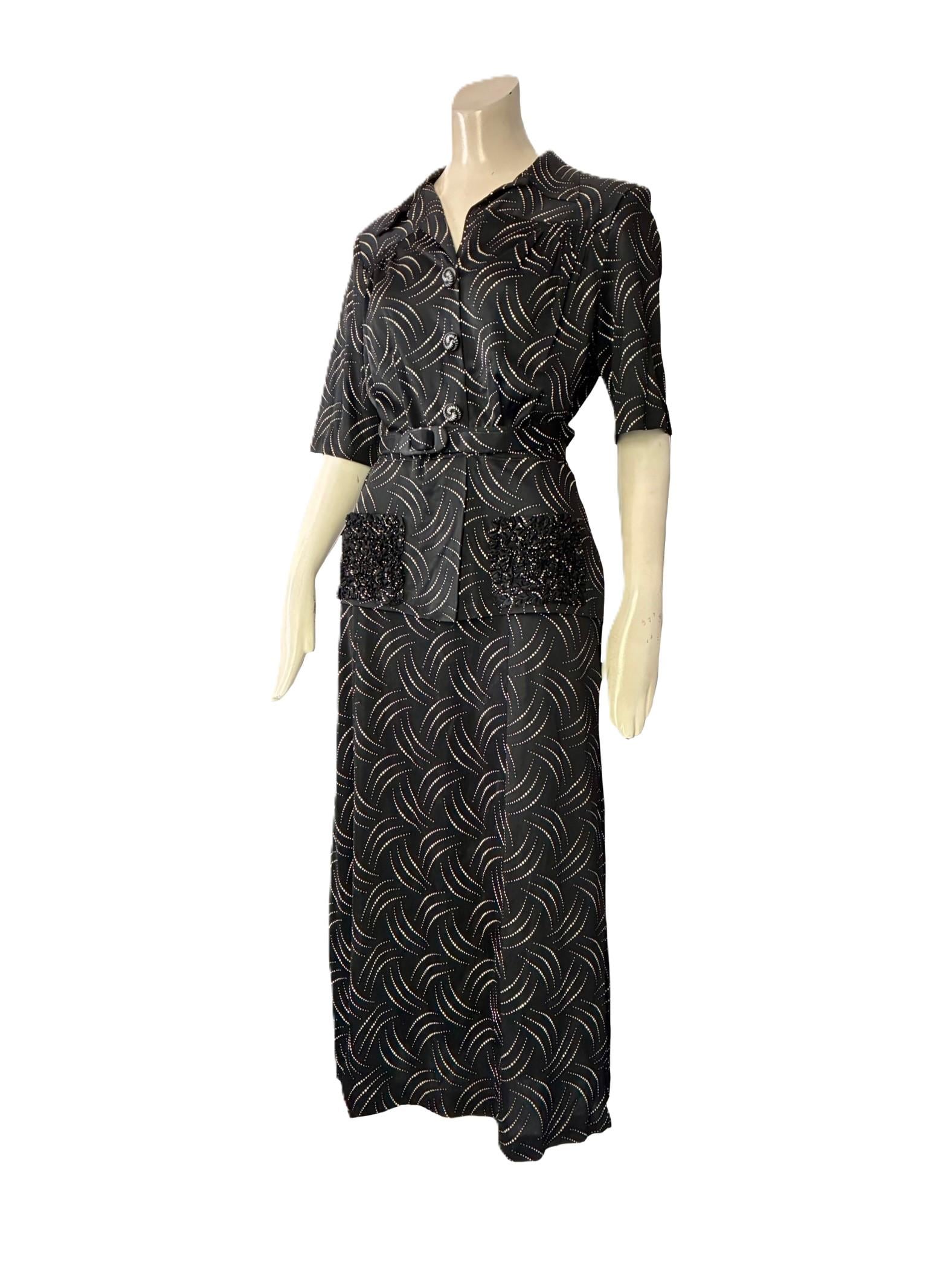 1940s Cocktail Dress - Etsy 1940s Cocktail Dress - Etsy