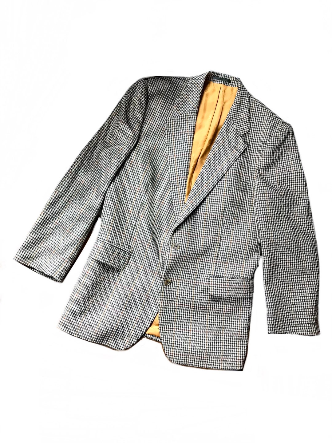 Magee Green Beige Tweed Wool Hacking Suit Jacket / Pure Wool Sports ...