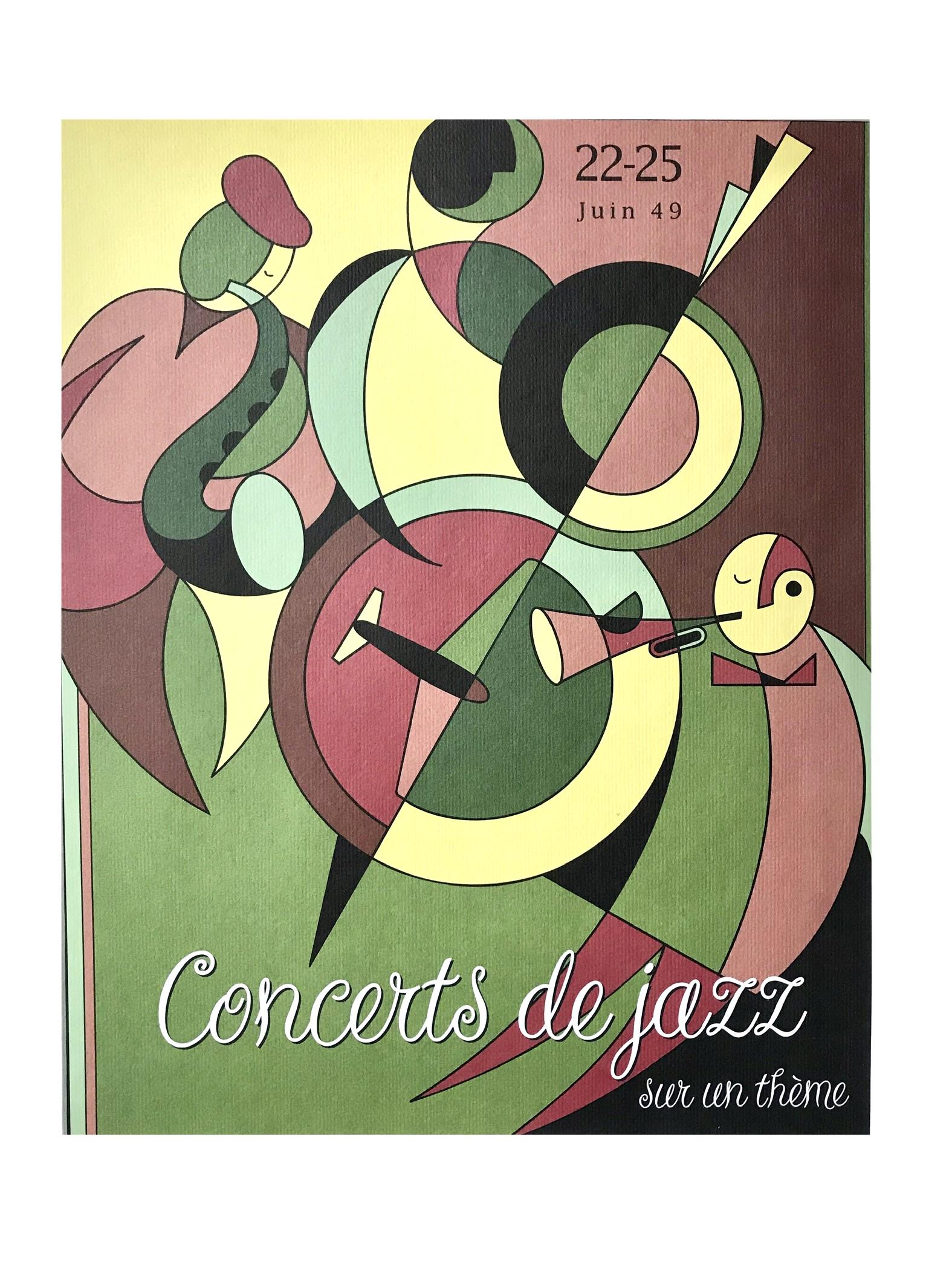アート・デザイン・音楽 ILLUSTRATORS 34 Art Deco Jazz Print: 1930s Style Music Poster - Etsy