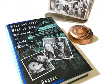 When the stars went to war book / Hard cover American history book / Hollywood history coffee table