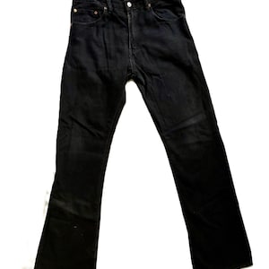Levis 517 Black Jeans - Etsy