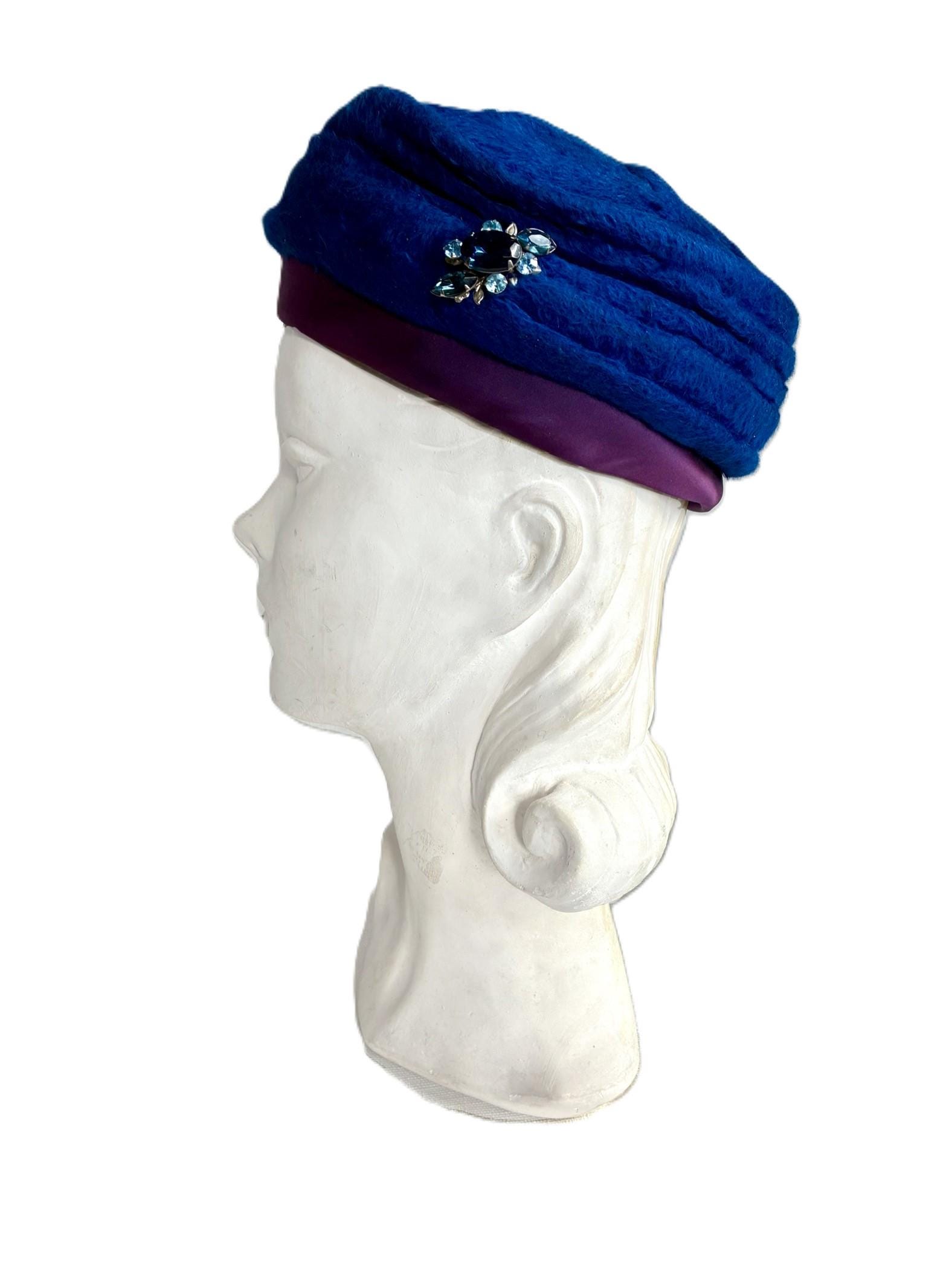 1950s Blue Hat - Etsy display picture 2