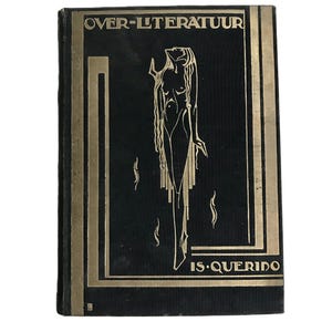 1920s European Dutch Art Deco about literature book / 20s decorative book / the Netherlands