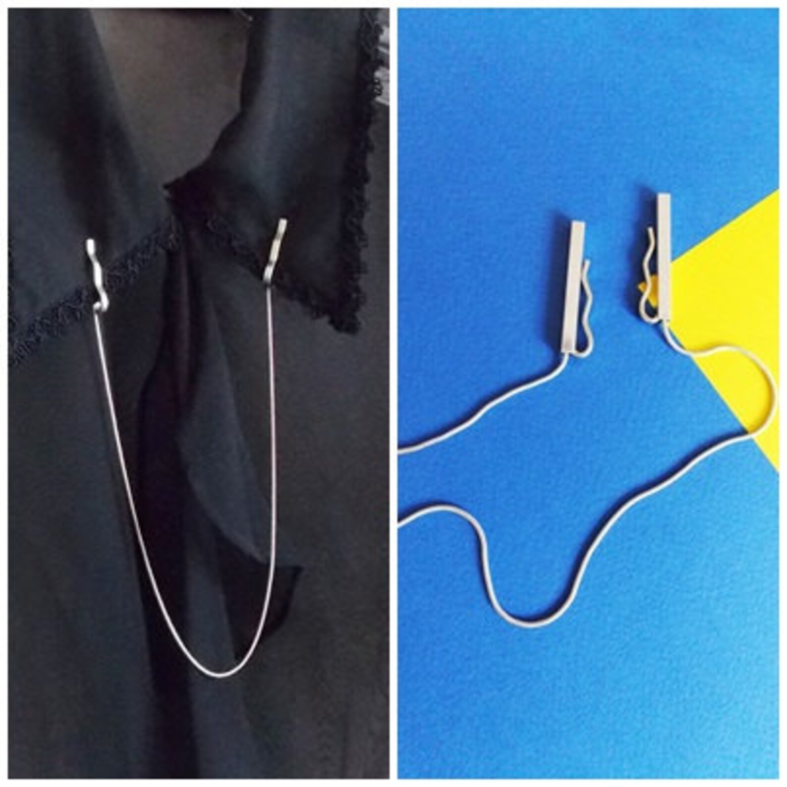 Dutch Shirt Collar Necklace/ Modernist Necklace Unisex/ Etsy