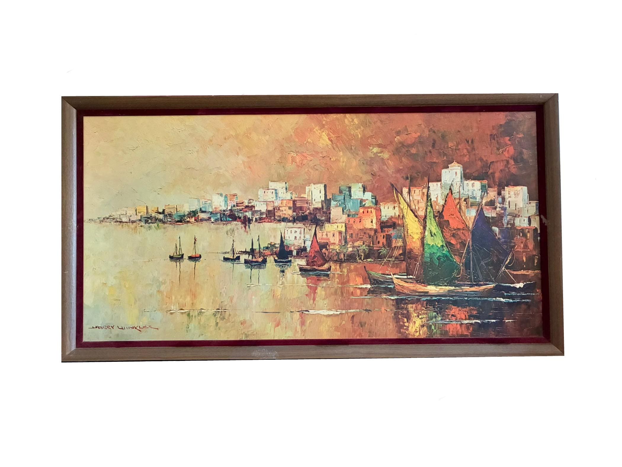 60s Ship Painting - Etsy